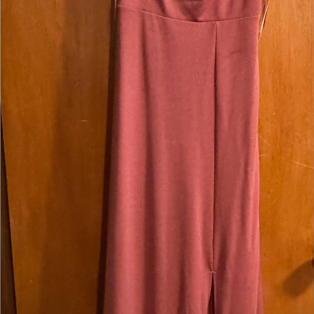 Elegant Rust/Mauve Dress